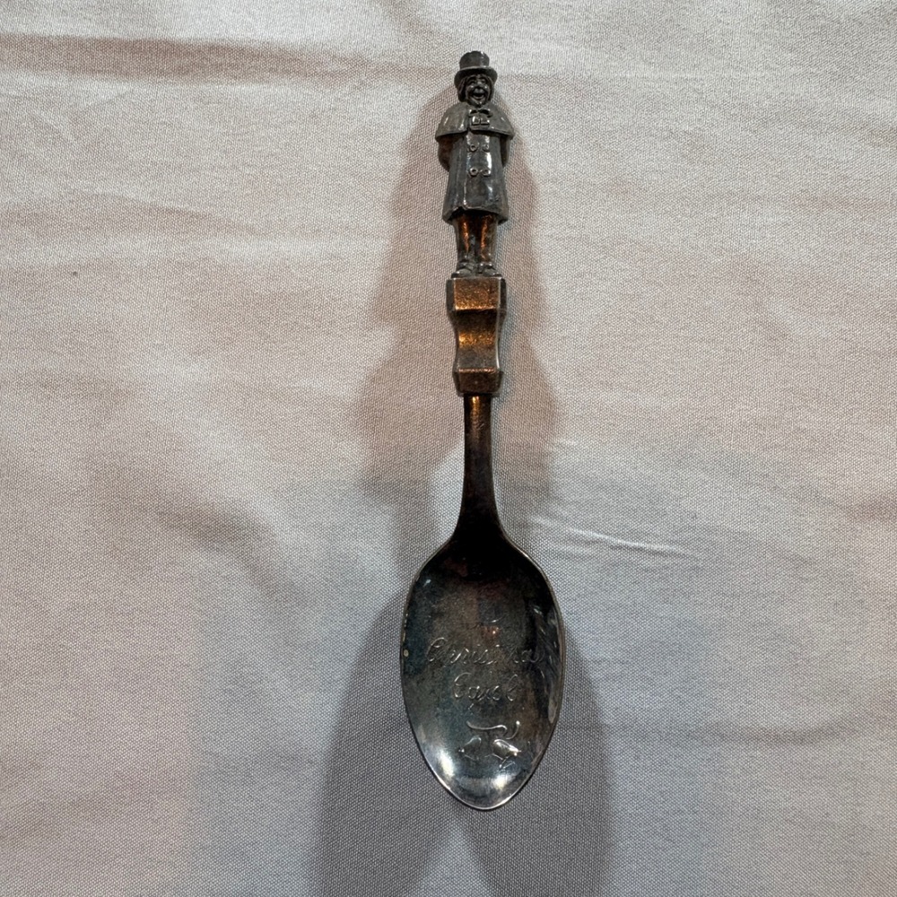 Reed & Barton A Christmas Carol Eighth Edition Silverplate Figural Spoon 5.5"